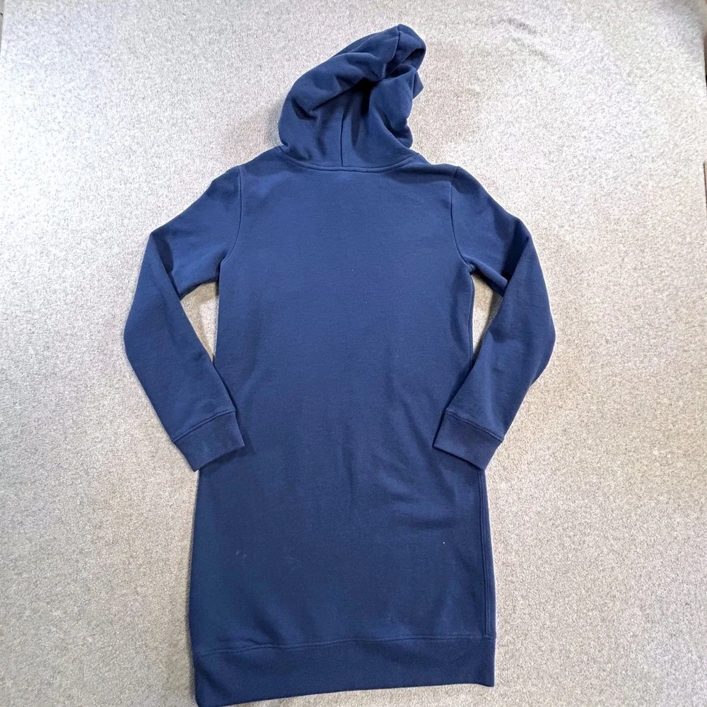 Polo Ralph Lauren Polo Bear Hoodie Dress Girls L 12 14 Blue Sweatshirt Dress